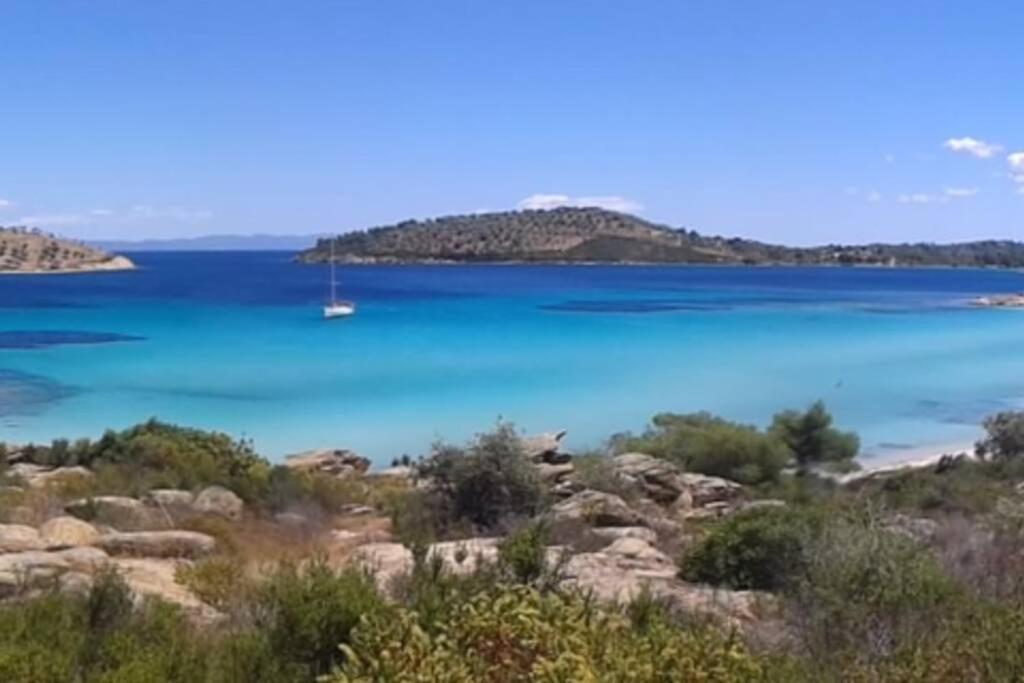 Havikee, Private Beach Villa! Ormos Panagias Extérieur photo